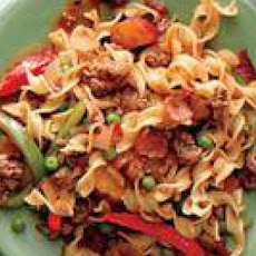 Peppers n Potatoes Beef Skillet Supper