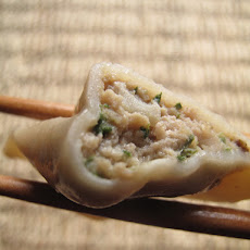 Pork and cilantro dumplings