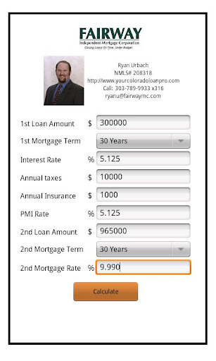 Ryan Urbach's Mortgage Calc