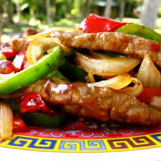 Black Bean Beef & Peppers