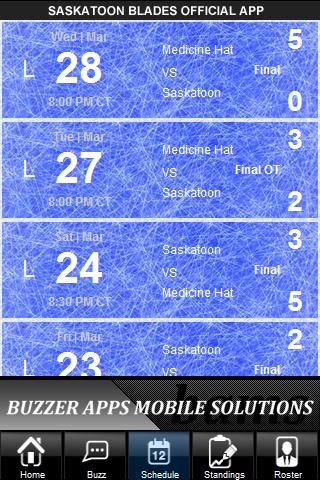 【免費運動App】Saskatoon Blades-APP點子