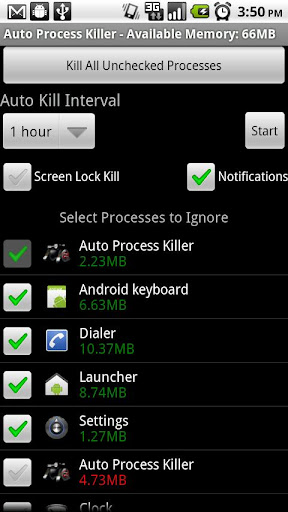 Auto Process Killer Free -2.0+