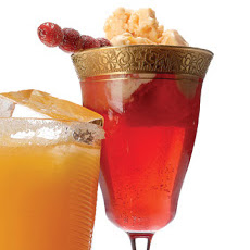 Cranberry and Orange-Sherbet Punch