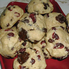 Chocolate Cranberry Cookies - Mix in a Jar