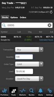 TradeKing® Mobile Investing screenshot for Android