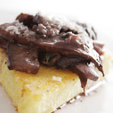 Pan-seared Polenta with Mushrooms