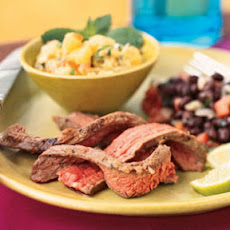 Flank Steak with Chunky Mojo Relish