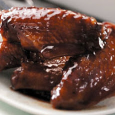 Raspberry Glazed Wings