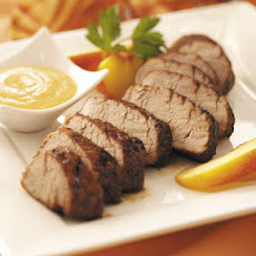 Pork Tenderloin with Peach Honey Mustard Recipe