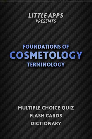 700 COSMETOLOGY Terms Quiz