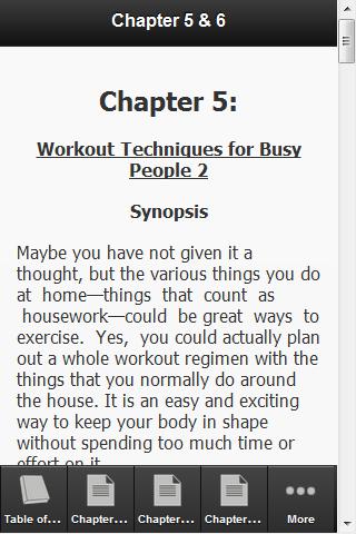 【免費書籍App】Body Building for Busy People-APP點子