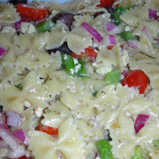 My Big Fat Greek Pasta Salad
