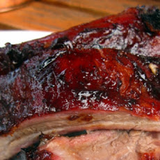 Chili-Rubbed Baby Back Ribs with Espresso Barbecue Sauce