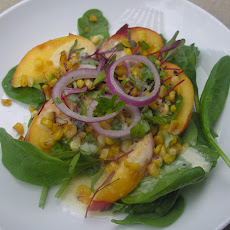 Warm orchard and field salad