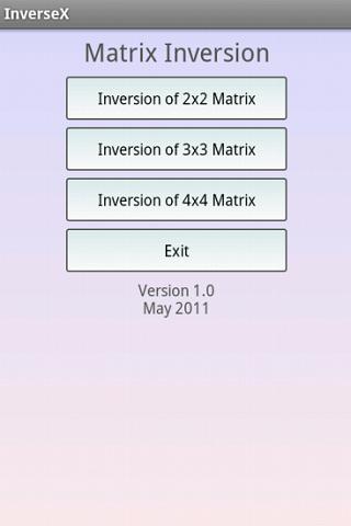 Matrix Inversion Calculator