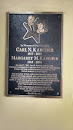 Carl N Karcher Memorial Plaque