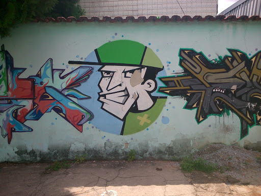 Angry with Cap Graffiti