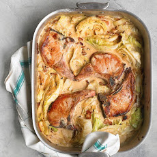 Pork Chops with Bacon and Cabbage