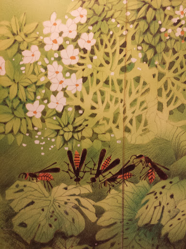 Wasp In Bushes Mural