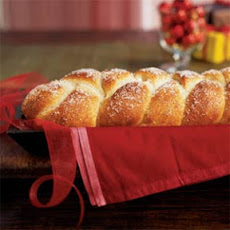 Sugar-Frosted Cardamom Braid