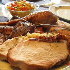 Grilled Basil Lemon Turkey Breast