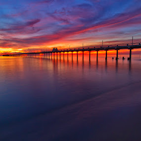 Morning Glow by Charliemagne Unggay - Landscapes Waterscapes ( water, sky, nature, colors, sunrise )