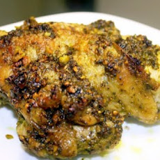 Chicken Breasts with Pistachio-Cilantro Pesto