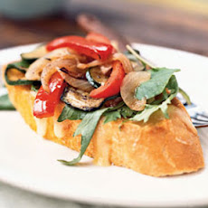 Open-Faced Jerk Vegetable Sandwiches