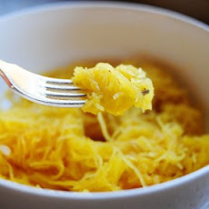 Spaghetti Squash with Maple Syrup and Shallots