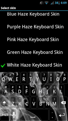 White Haze Keyboard Skin