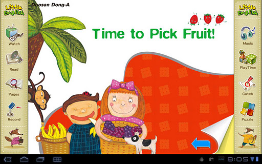 리틀잉글리시-Time to Pick Fruit 5세용