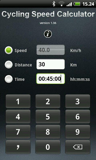 Cycling Speed Calculator