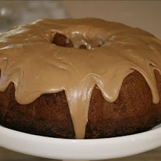 Pear Cake With Caramel Glaze