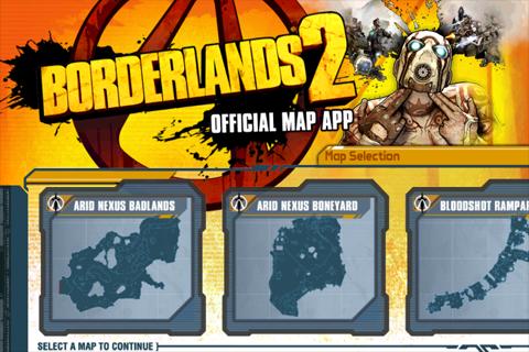 Android application Borderlands 2 Official Map App screenshort