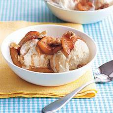 Maple Apples with Ice Cream