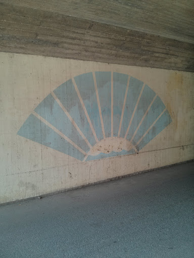 Bike Tunnel Wall Art
