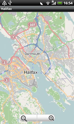 Halifax Steet Map