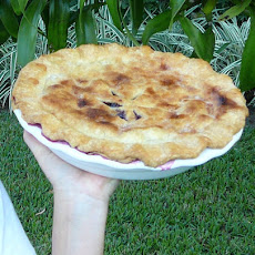 Crusty Blueberry Pie