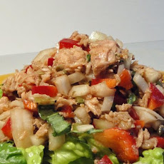 Tuna Salad With Bell Peppers and Herbs (No Mayonnaise)
