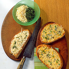 Crispy Parmesan-Marjoram Toasts