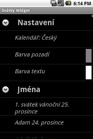 【免費書籍App】Czech-Slovak Namedays Widget-APP點子