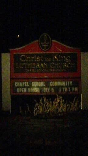 Christ the King Lutheran Church Welcome Sign