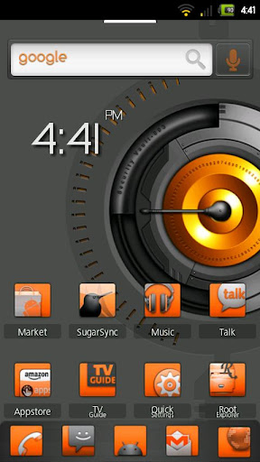 ADW Theme OrangeAurora