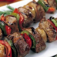 Beef and Bacon Shish Kabobs