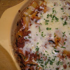 Awesome Cheesy Rigatoni Bake