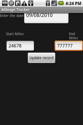 Mileage Tracker