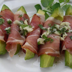 Avocado Wrapped in Prosciutto