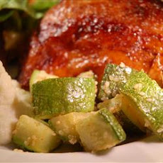 Sesame Parmesan Zucchini