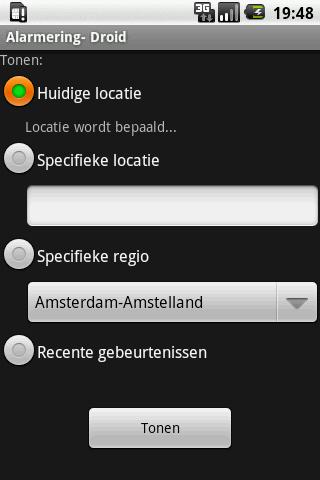 AlarmeringDroid 1.5 versie