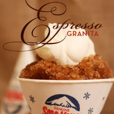 Espresso Granita with Whipped Cream